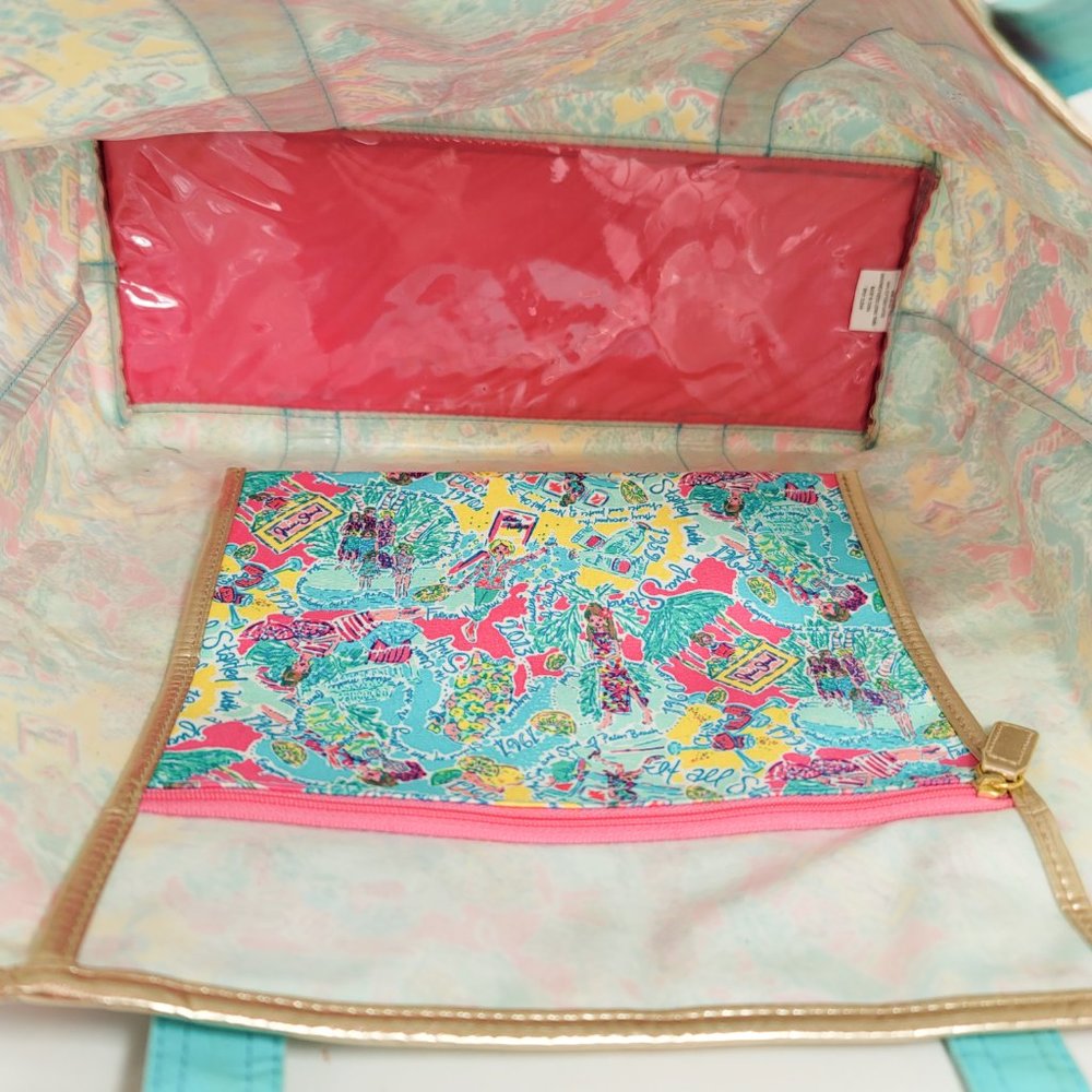 Lilly Pulitzer Large Utility Sequins Tote Bag - Picture 11 of 13
